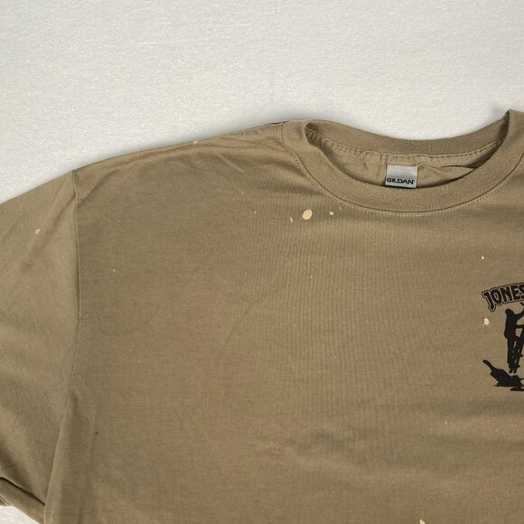 Jones Painting Paint Splatter Distressed Workwear Construction Connecticut Tee - Picture 5 of 9